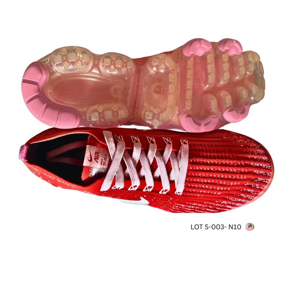 Rare Nike Air VaporMax Flyknit 3 Track Red / Magic Flamingo Women’s 10 CU4756-60